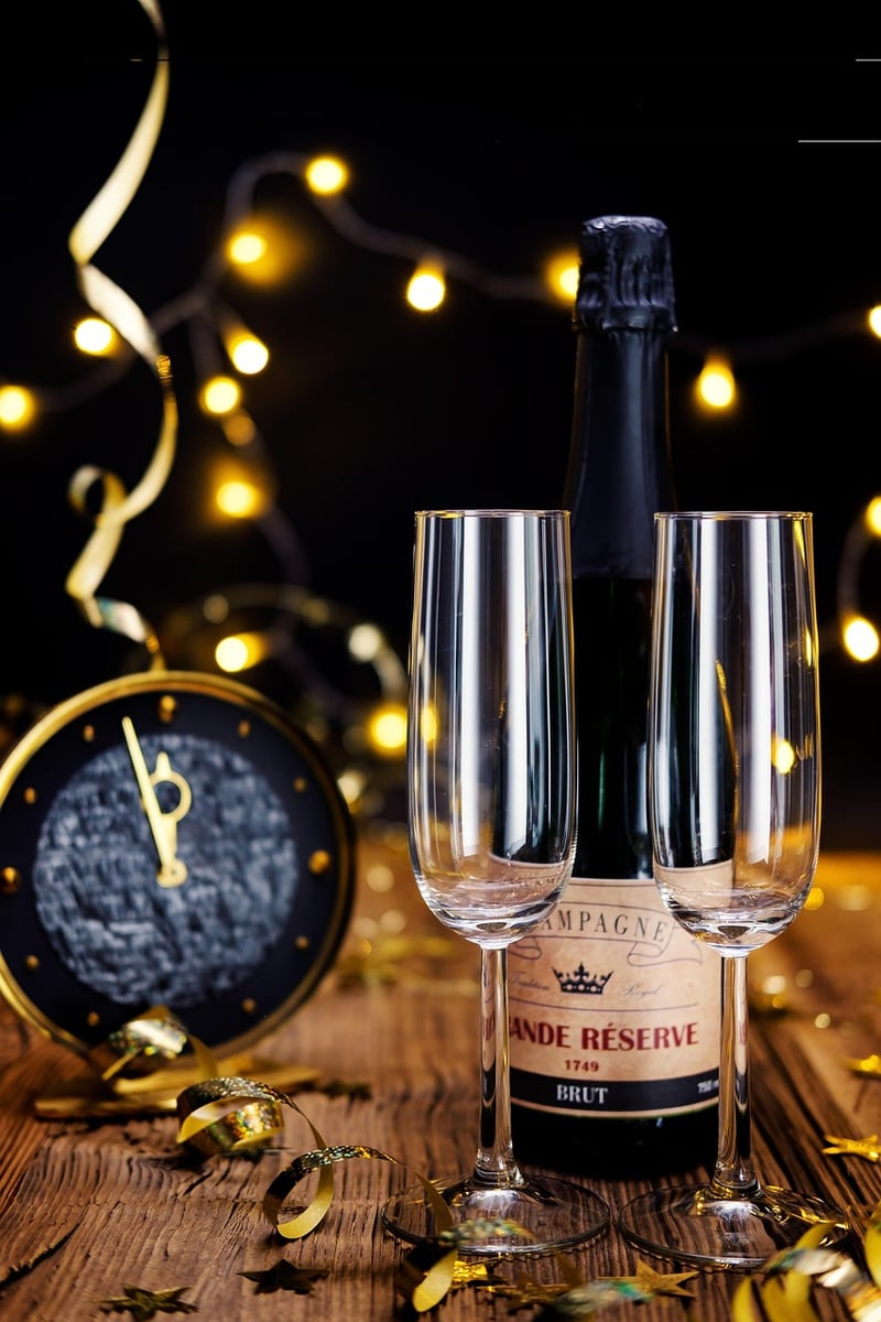 Champagne Glasses Toast